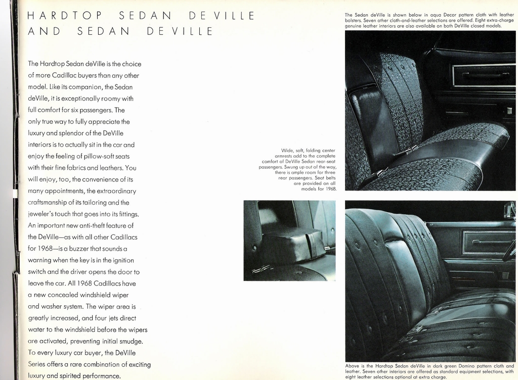 1968 Cadillac Canadian Brochure Page 18